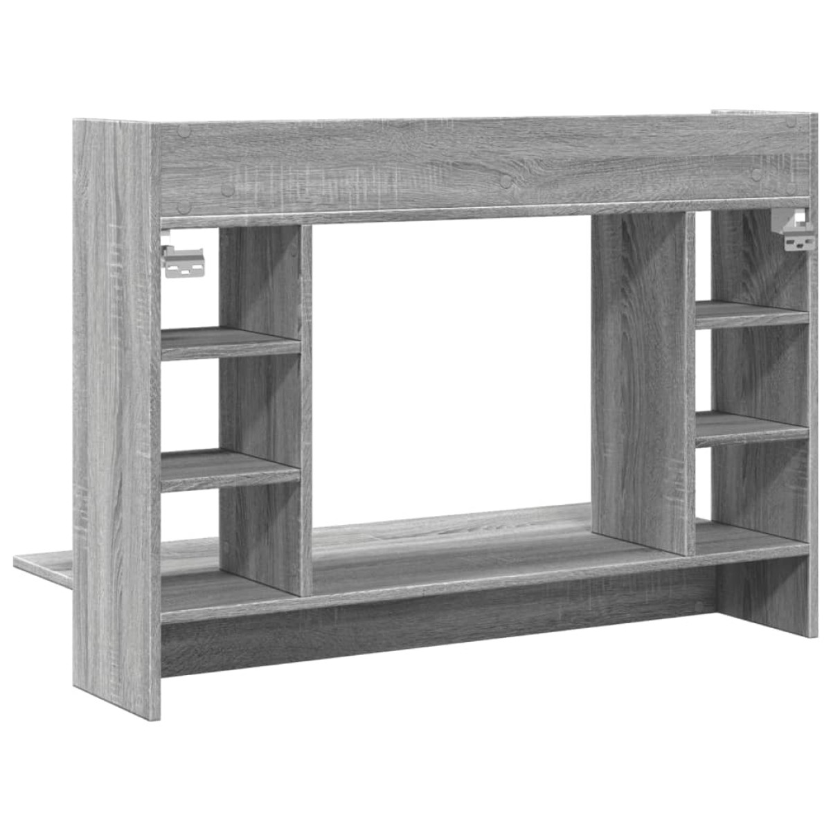 vidaXL Γραφείο Τοίχου Γκρι Sonoma 105x48x75 εκ. από Επεξεργασμένο Ξύλο