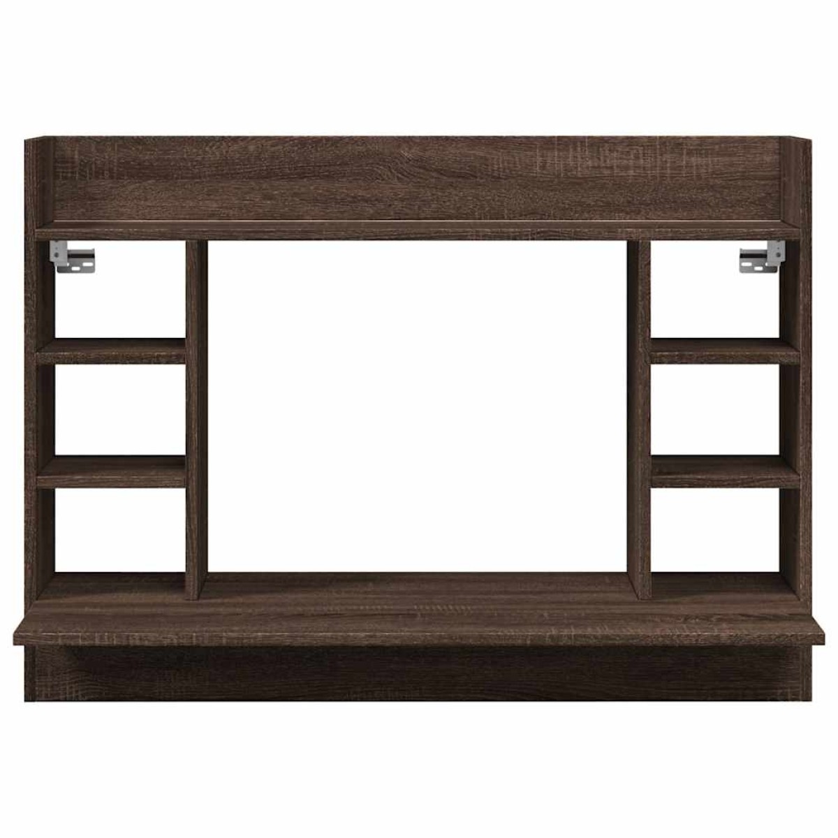 vidaXL Γραφείο Τοίχου Καφέ Δρυς 105x48x75 εκ. από Επεξεργασμένο Ξύλο