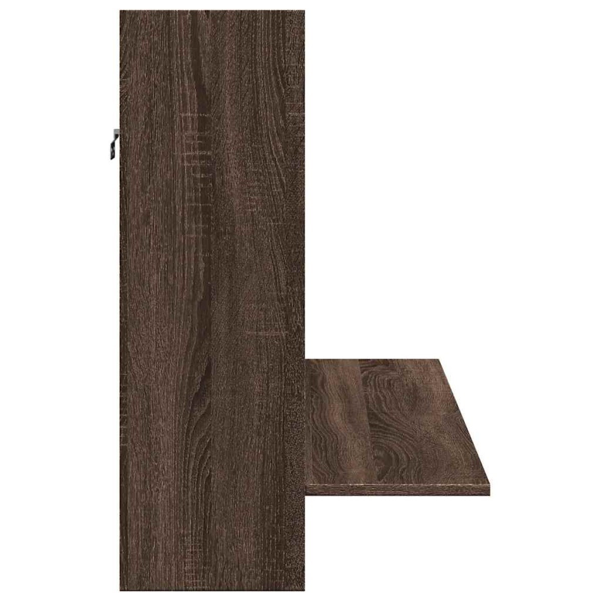 vidaXL Γραφείο Τοίχου Καφέ Δρυς 105x48x75 εκ. από Επεξεργασμένο Ξύλο