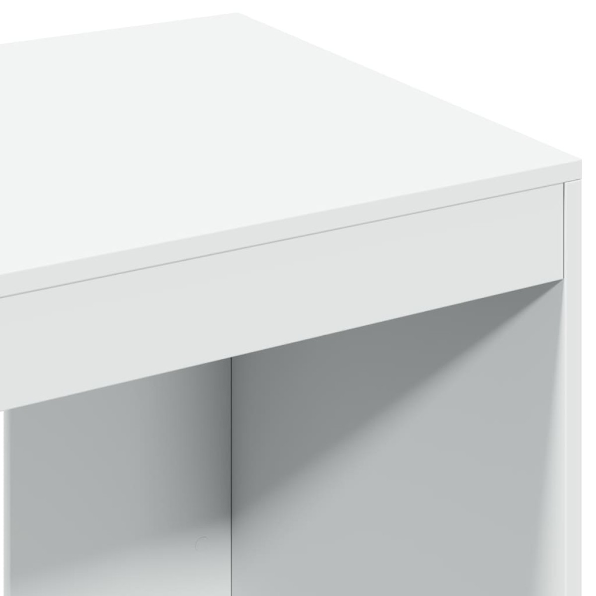 vidaXL Γραφείο Λευκό 103,5x56,5x94 εκ. από Επεξεργασμένο Ξύλο