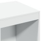 vidaXL Γραφείο Λευκό 103,5x56,5x94 εκ. από Επεξεργασμένο Ξύλο