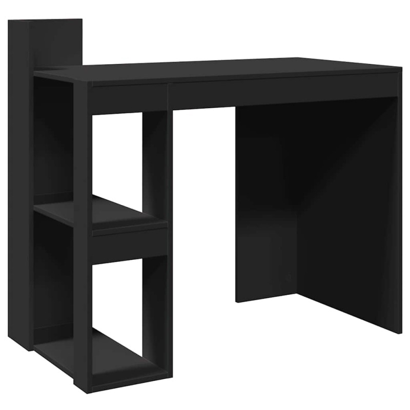 vidaXL Γραφείο Μαύρο 103,5x56,5x94 εκ. από Επεξεργασμένο Ξύλο