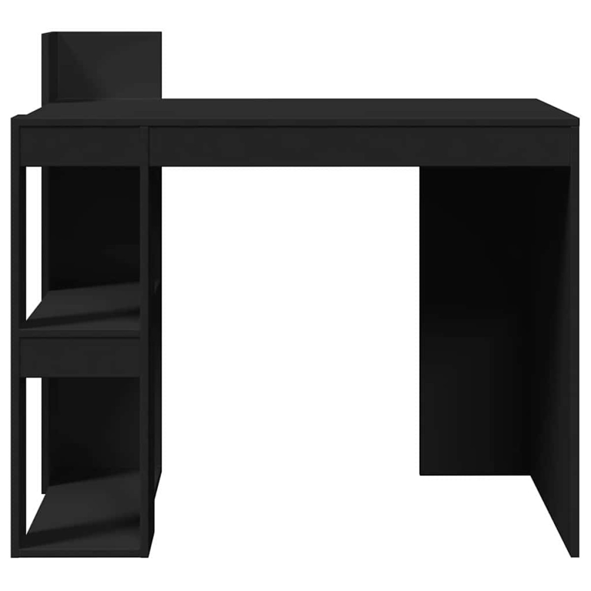 vidaXL Γραφείο Μαύρο 103,5x56,5x94 εκ. από Επεξεργασμένο Ξύλο