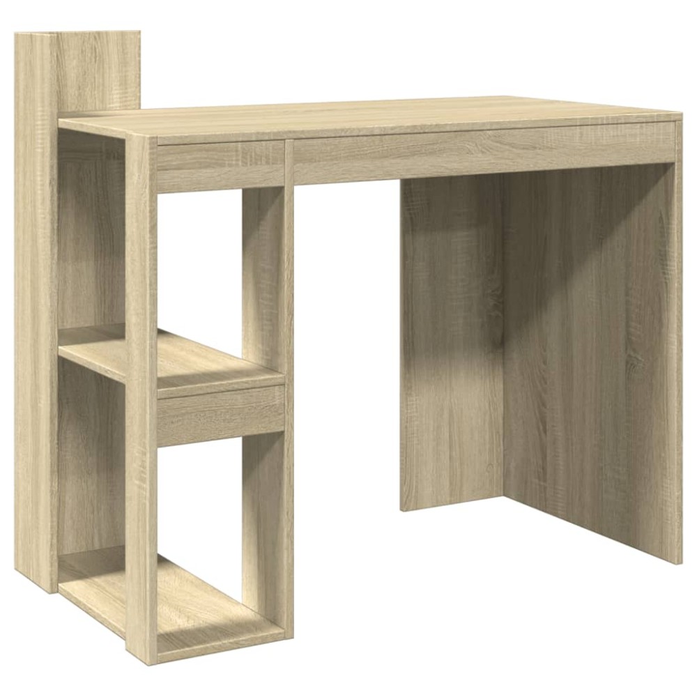 vidaXL Γραφείο Sonoma Δρυς 103,5x56,5x94 εκ. από Επεξεργασμένο Ξύλο
