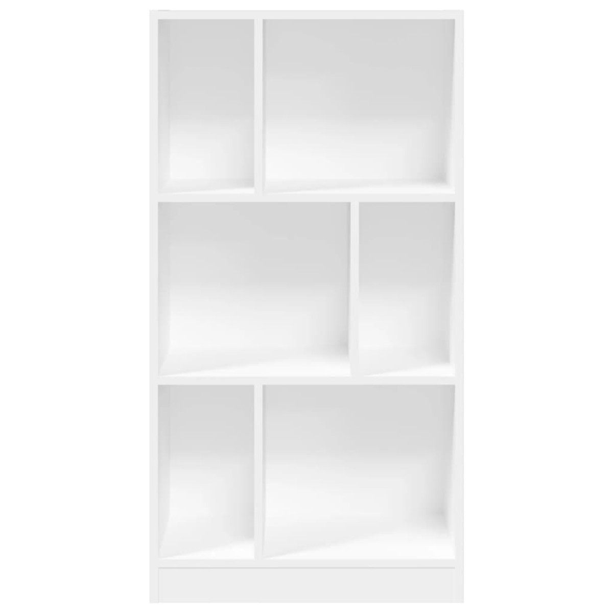 vidaXL Βιβλιοθήκη Λευκή 57x28,5x107,5 εκ. από Επεξεργασμένο Ξύλο