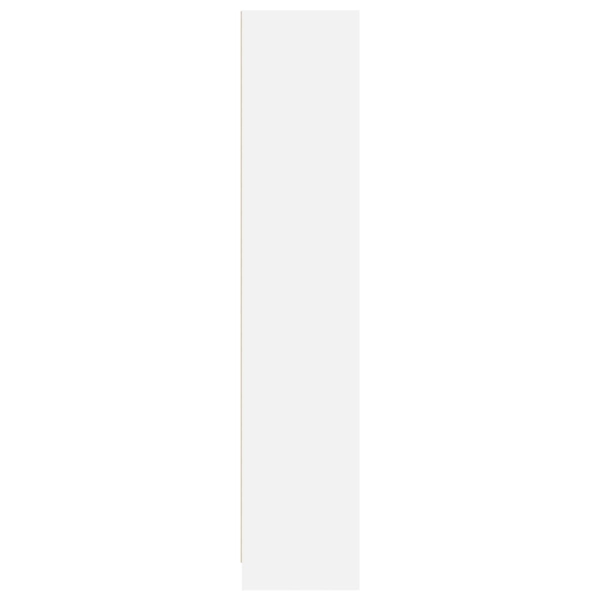 vidaXL Βιβλιοθήκη Λευκή 57x28,5x107,5 εκ. από Επεξεργασμένο Ξύλο