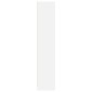 vidaXL Βιβλιοθήκη Λευκή 57x28,5x107,5 εκ. από Επεξεργασμένο Ξύλο