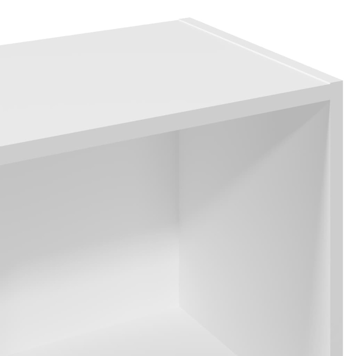 vidaXL Βιβλιοθήκη Λευκή 57x28,5x107,5 εκ. από Επεξεργασμένο Ξύλο