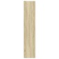 vidaXL Βιβλιοθήκη Sonoma Δρυς 57x28,5x107,5 εκ. από Επεξεργασμένο Ξύλο