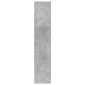 vidaXL Βιβλιοθήκη Γκρι Σκυροδέματος 57x28,5x107,5 εκ. Επεξεργ. Ξύλο