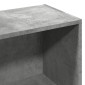 vidaXL Βιβλιοθήκη Γκρι Σκυροδέματος 57x28,5x107,5 εκ. Επεξεργ. Ξύλο