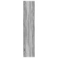 vidaXL Βιβλιοθήκη Γκρι Sonoma 57x28,5x107,5 εκ. από Επεξεργασμένο Ξύλο