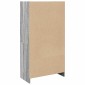 vidaXL Βιβλιοθήκη Γκρι Sonoma 57x28,5x107,5 εκ. από Επεξεργασμένο Ξύλο