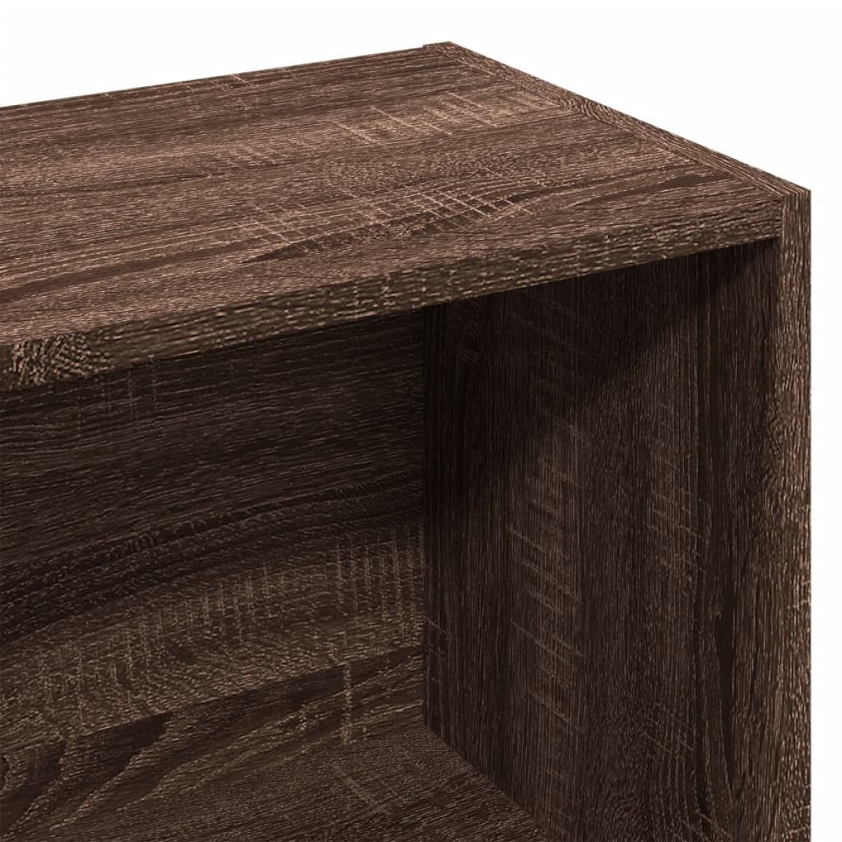 vidaXL Βιβλιοθήκη Καφέ Δρυς 57x28,5x107,5 εκ. από Επεξεργασμένο Ξύλο