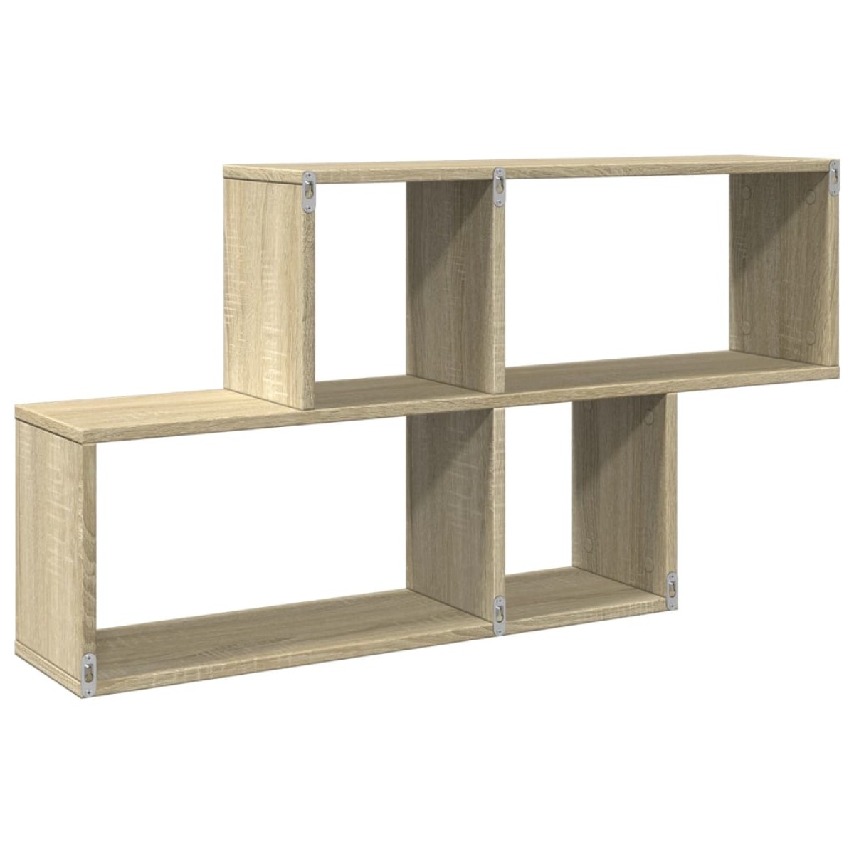 vidaXL Ράφι Τοίχου Sonoma Δρυς 100x20x53 εκ. από Επεξεργασμένο Ξύλο