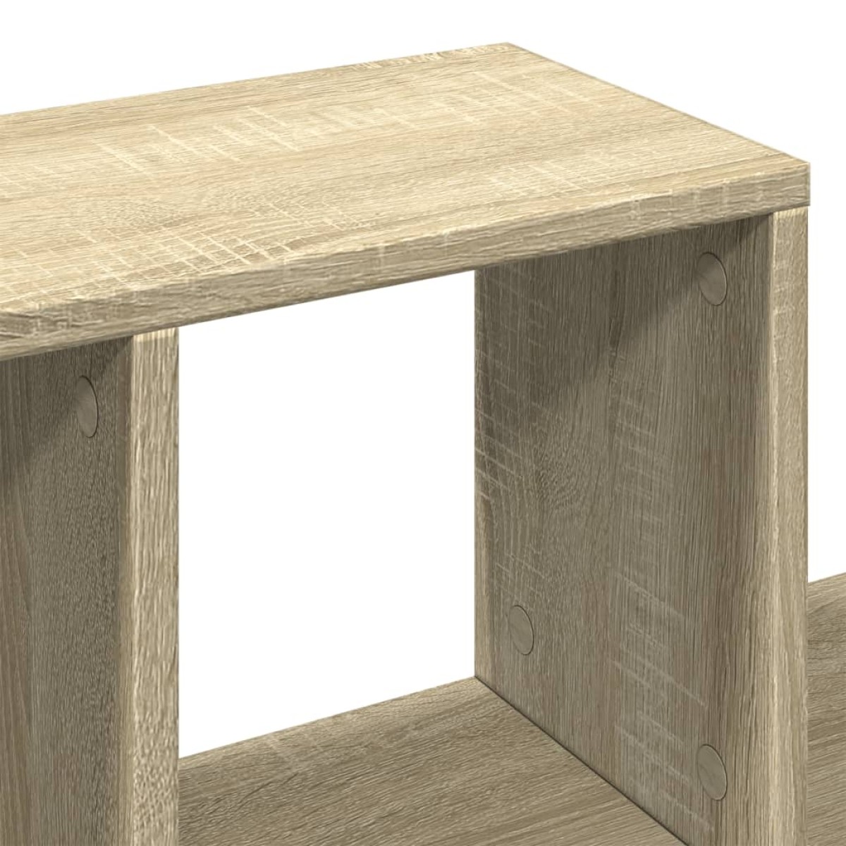 vidaXL Ράφι Τοίχου Sonoma Δρυς 100x20x53 εκ. από Επεξεργασμένο Ξύλο