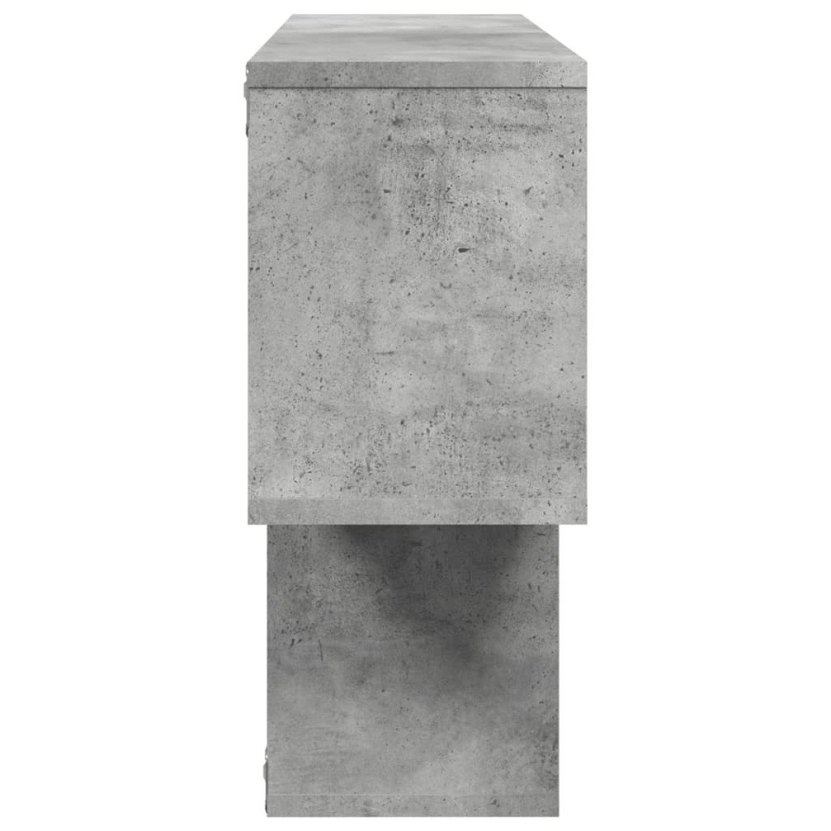vidaXL Ράφι Τοίχου Γκρι Σκυροδέματος 100x20x53 εκ. Επεξεργασμένο Ξύλο