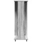 vidaXL Ντουλάπα με Ροδάκια Γκρι Sonoma 102x38x110 εκ. από Επεξ. Ξύλο