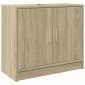 vidaXL Ντουλάπι Νιπτήρα Sonoma Δρυς 63x29x55 εκ. Επεξεργασμένο Ξύλο