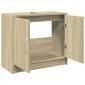 vidaXL Ντουλάπι Νιπτήρα Sonoma Δρυς 63x29x55 εκ. Επεξεργασμένο Ξύλο