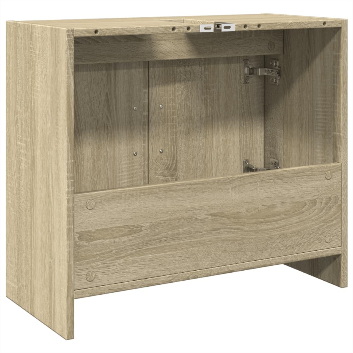 vidaXL Ντουλάπι Νιπτήρα Sonoma Δρυς 63x29x55 εκ. Επεξεργασμένο Ξύλο