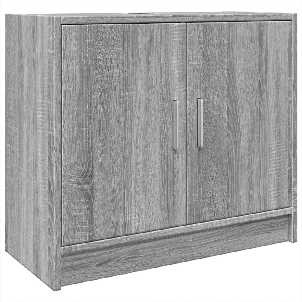 vidaXL Ντουλάπι Νιπτήρα Grey Sonoma 63x29x55 εκ. Επεξεργασμένο Ξύλο