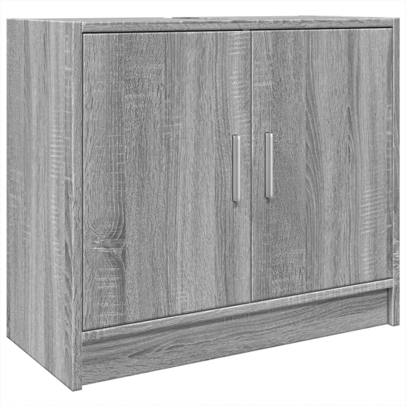 vidaXL Ντουλάπι Νιπτήρα Grey Sonoma 63x29x55 εκ. Επεξεργασμένο Ξύλο