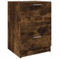 vidaXL Ντουλάπι Νιπτήρα Καπνιστή Δρυς 40x37x59 εκ. Επεξεργ. Ξύλο