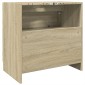 vidaXL Ντουλάπι Νιπτήρα Sonoma Δρυς 59x37x59 εκ. Επεξεργασμένο Ξύλο