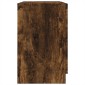 vidaXL Ντουλάπι Νιπτήρα Καπνιστή Δρυς 59x37x59 εκ. Επεξεργασμένο Ξύλο