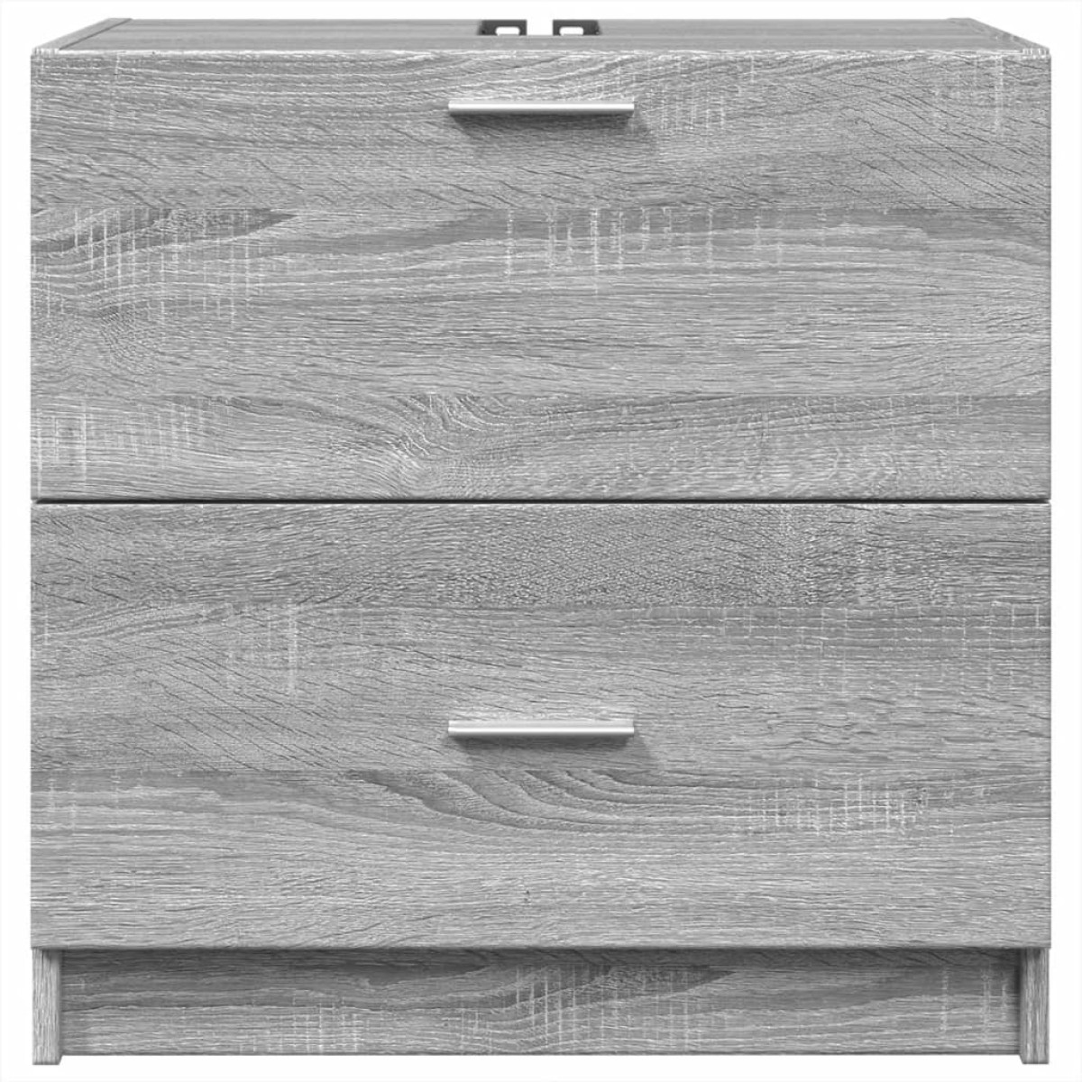vidaXL Ντουλάπι Νιπτήρα Grey Sonoma 59x37x59 εκ. Επεξεργασμένο Ξύλο