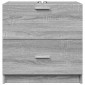 vidaXL Ντουλάπι Νιπτήρα Grey Sonoma 59x37x59 εκ. Επεξεργασμένο Ξύλο