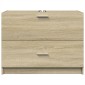 vidaXL Ντουλάπι Νιπτήρα Sonoma Δρυς 78x37x59 εκ. Επεξεργασμένο Ξύλο