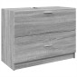 vidaXL Ντουλάπι Νιπτήρα Grey Sonoma 78x37x59 εκ. Επεξεργασμένο Ξύλο