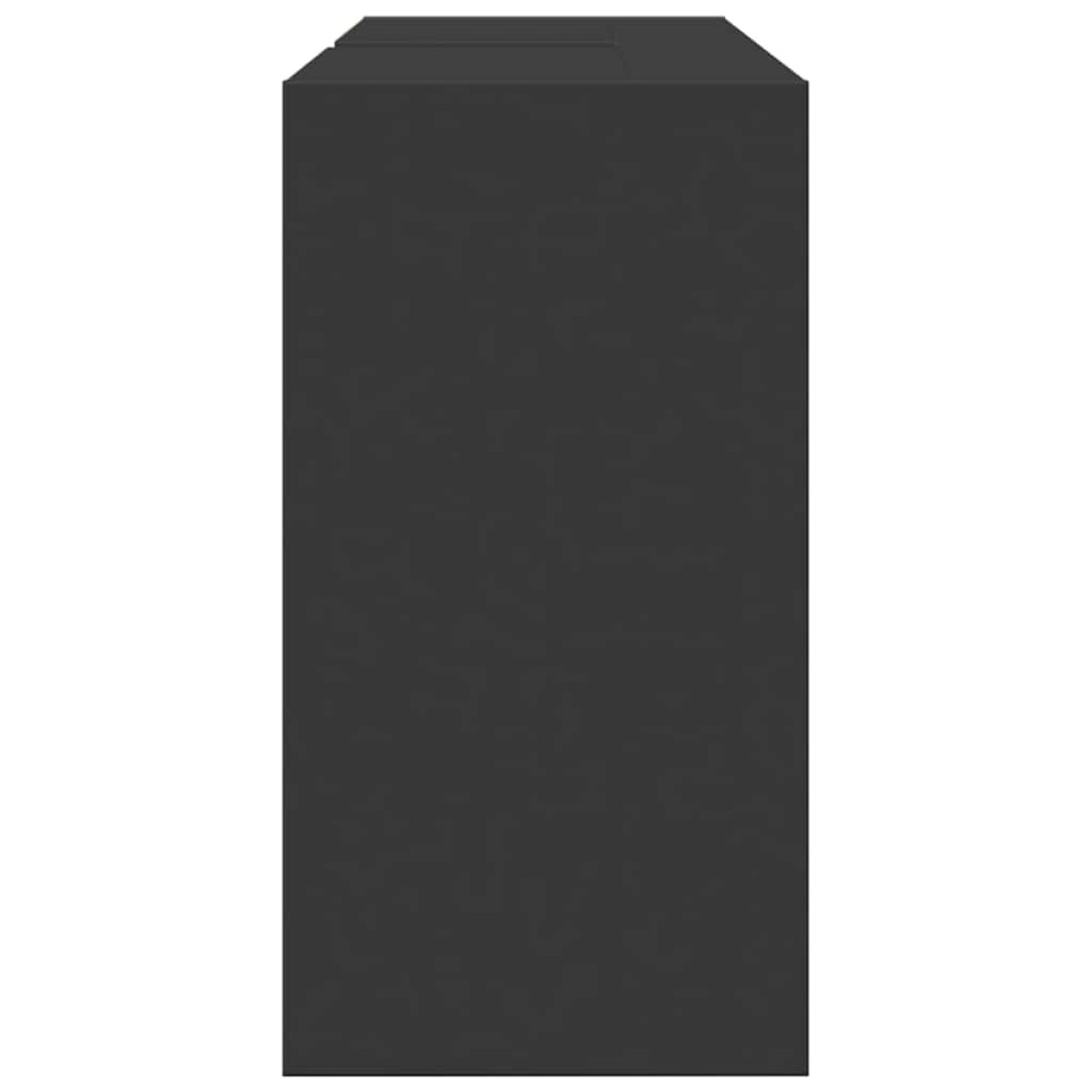 vidaXL Ντουλάπι Νιπτήρα Μαύρο 90x29x55 εκ. από Επεξεργασμένο Ξύλο
