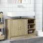 vidaXL Ντουλάπι Νιπτήρα Sonoma Δρυς 90x29x55εκ. από Επεξεργασμένο Ξύλο