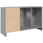vidaXL Ντουλάπι Νιπτήρα Grey Sonoma 90x29x55 εκ. Επεξεργασμένο Ξύλο