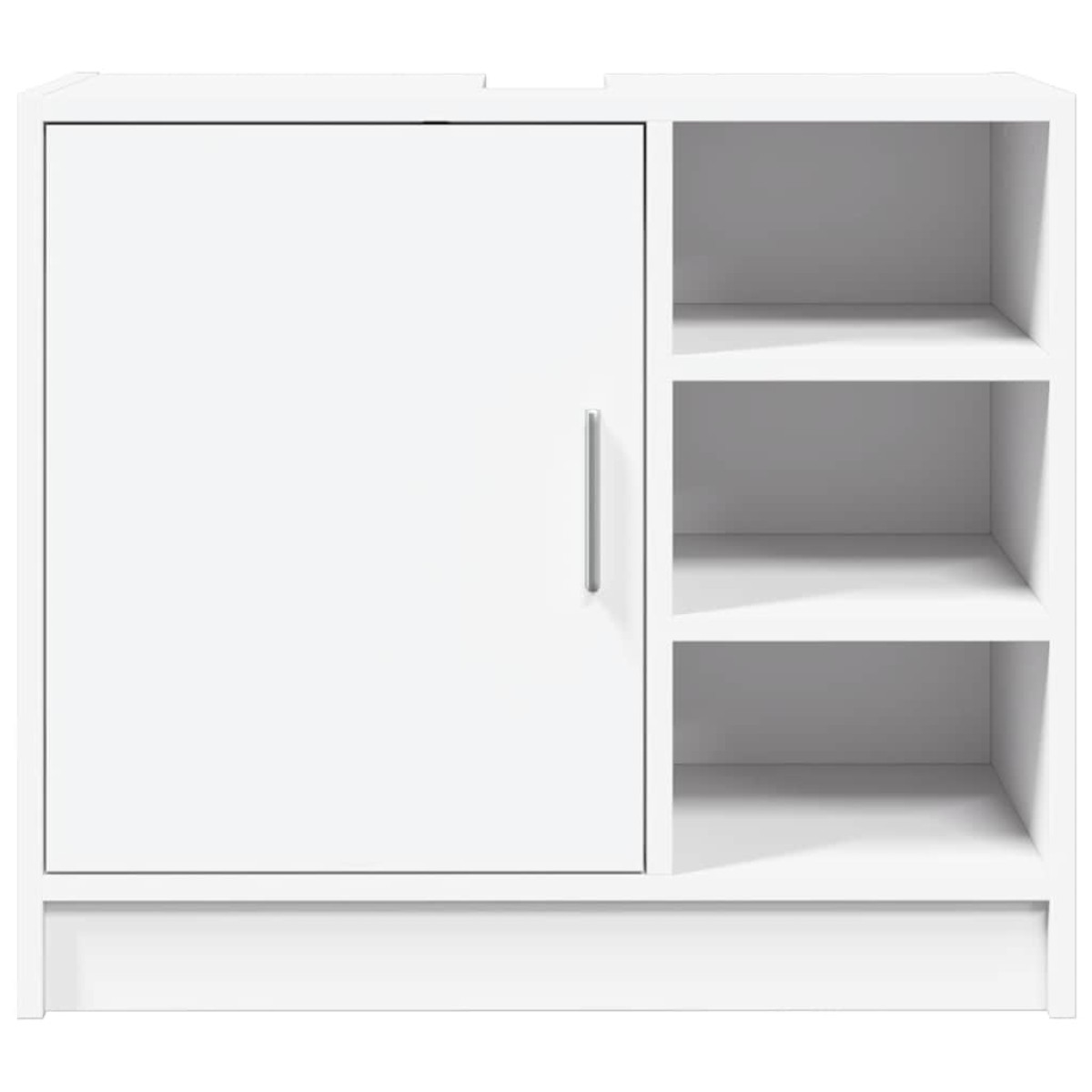 vidaXL Ντουλάπι Νιπτήρα Λευκό 63x29x55 εκ. Επεξ. Ξύλο