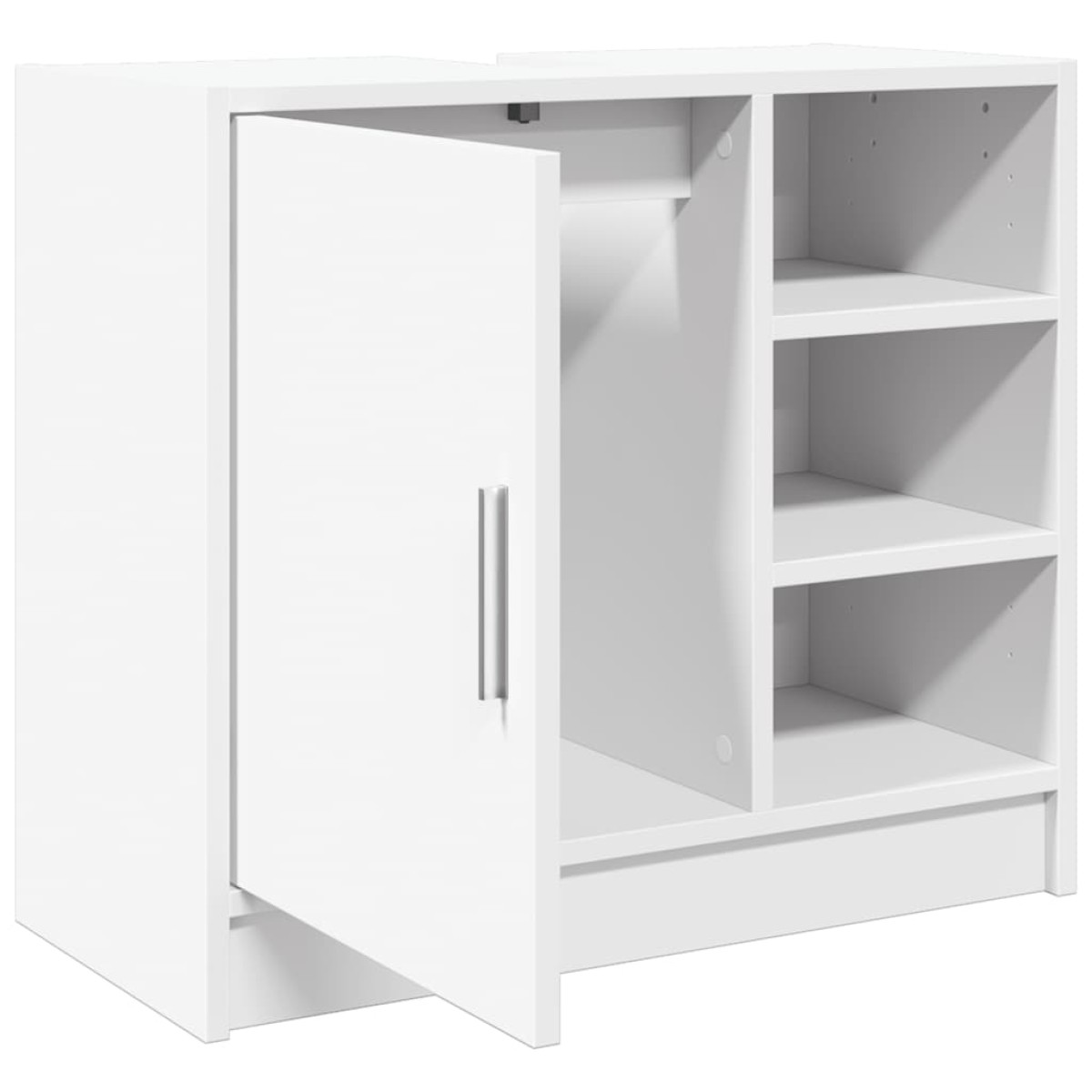 vidaXL Ντουλάπι Νιπτήρα Λευκό 63x29x55 εκ. Επεξ. Ξύλο