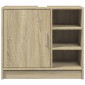 vidaXL Ντουλάπι Νιπτήρα Sonoma Δρυς 63x29x55 εκ. Επεξεργασμένο Ξύλο