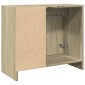 vidaXL Ντουλάπι Νιπτήρα Sonoma Δρυς 63x29x55 εκ. Επεξεργασμένο Ξύλο