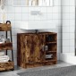 vidaXL Ντουλάπι Νιπτήρα Καπνιστή Δρυς 63x29x55 εκ. Επεξεργασμένο Ξύλο