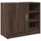 vidaXL Ντουλάπι Νιπτήρα Καφέ δρυς 63x29x55 εκ. Επεξεργασμένο Ξύλο