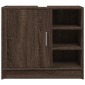 vidaXL Ντουλάπι Νιπτήρα Καφέ δρυς 63x29x55 εκ. Επεξεργασμένο Ξύλο