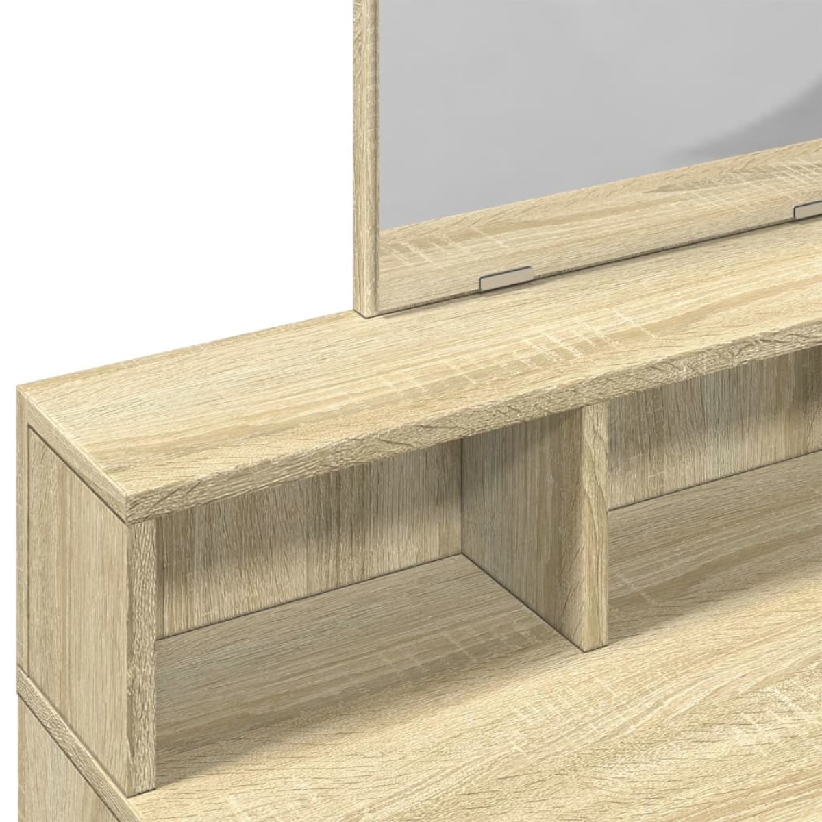 vidaXL Μπουντουάρ με Καθρέφτη Sonoma Δρυς 80x41x144,5 εκ.