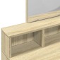 vidaXL Μπουντουάρ με Καθρέφτη Sonoma Δρυς 80x41x144,5 εκ.
