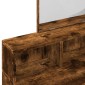 vidaXL Μπουντουάρ με Καθρέφτη Καπνιστή Δρυς 80x41x144,5 εκ.