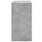 vidaXL Μπουντουάρ με LED Γκρι Σκυροδέματος 60x40x113,5 εκ.