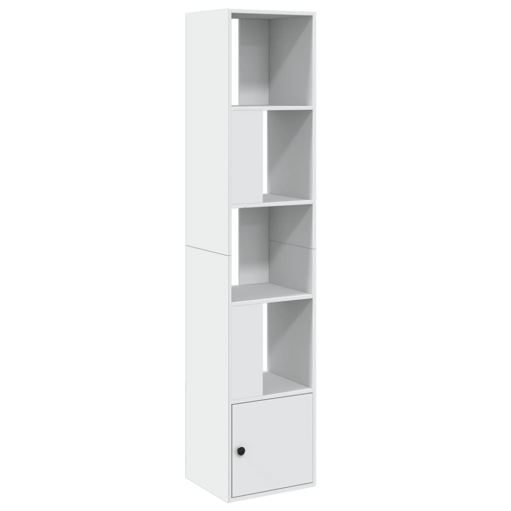 vidaXL Βιβλιοθήκη Λευκή 40x36x189 εκ. από Επεξεργασμένο Ξύλο