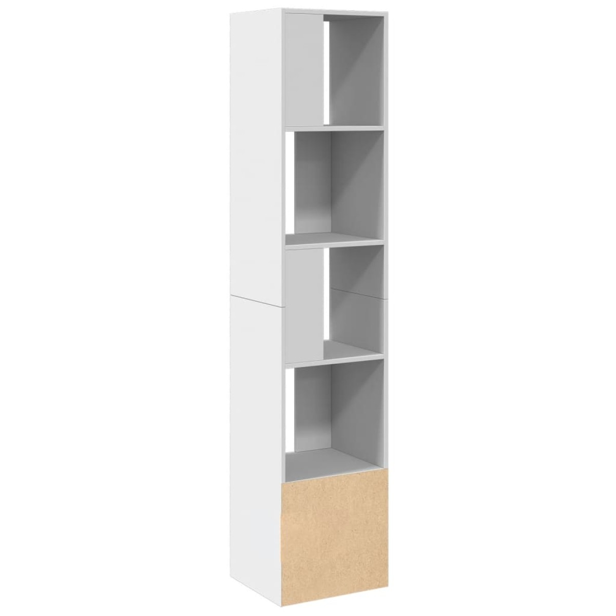 vidaXL Βιβλιοθήκη Λευκή 40x36x189 εκ. από Επεξεργασμένο Ξύλο